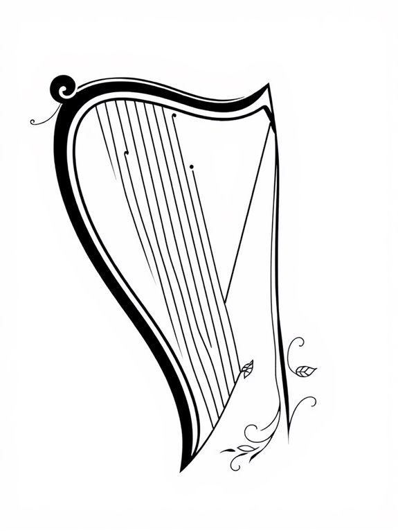 simple harp coloring design