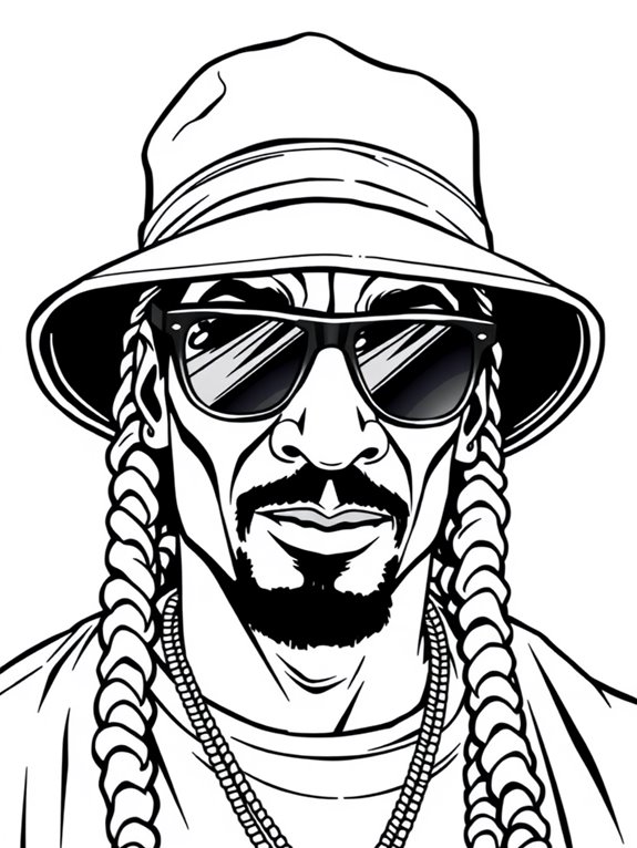 snoop dogg wearing hat