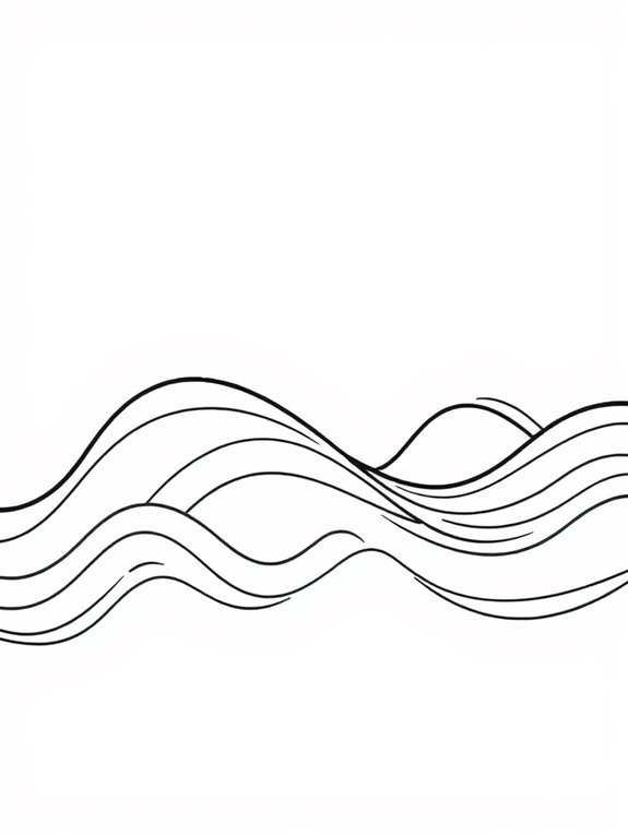 sound waves coloring page