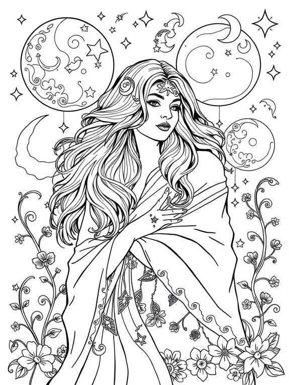 stevie nicks coloring page