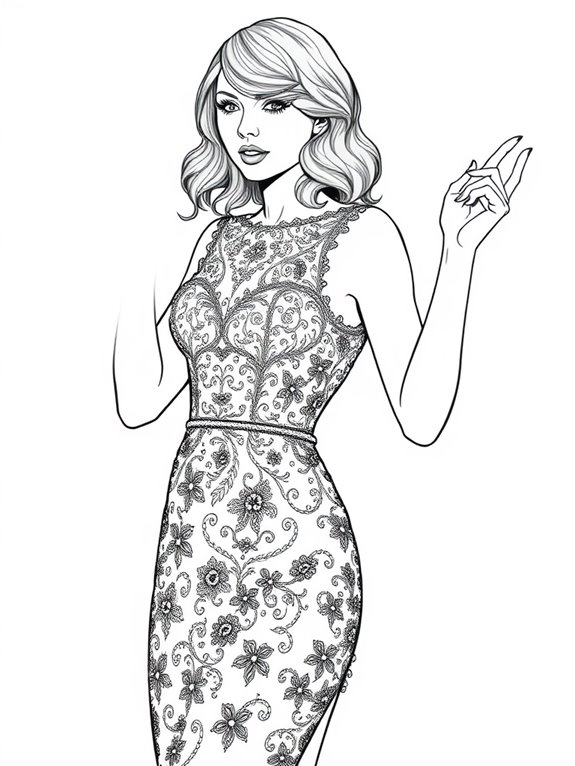 taylor swift sparkly dress