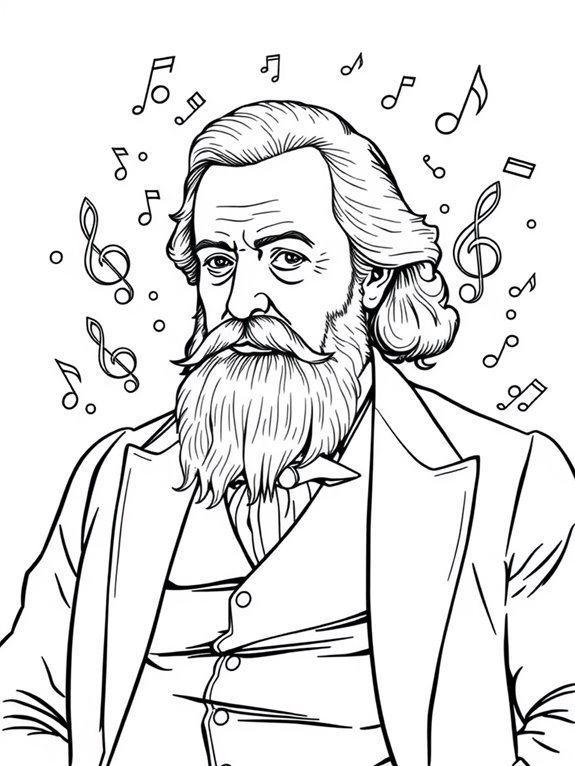 wagner themed coloring activity