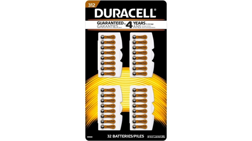 duracell hearing aid batteries
