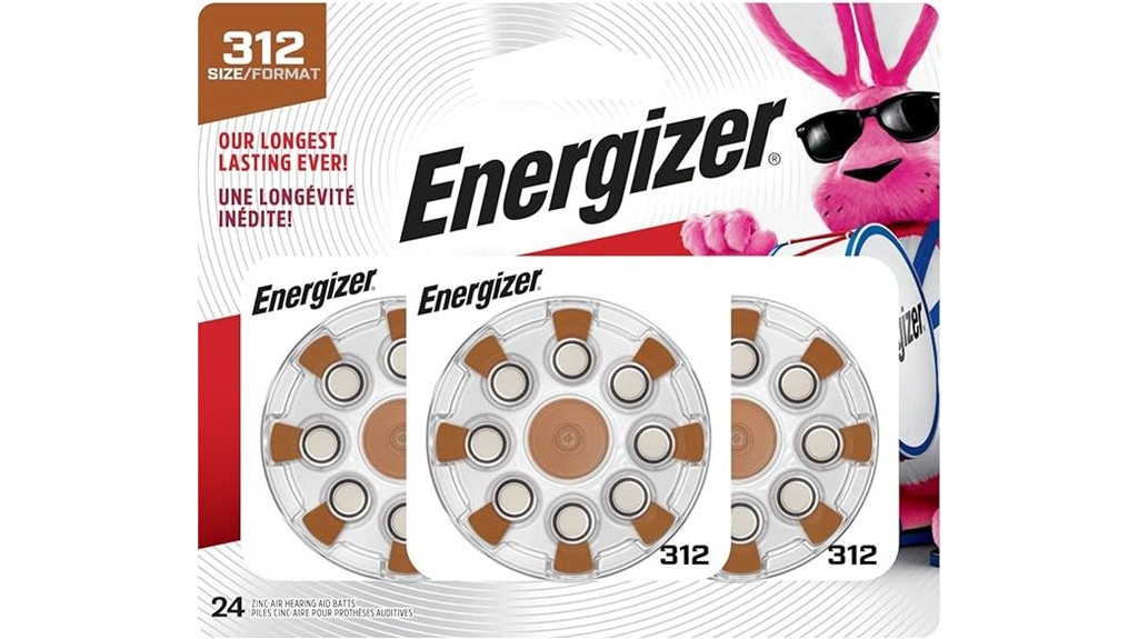 energizer 312 battery performance