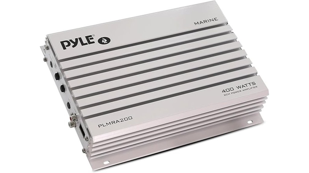 powerful marine audio amplifier